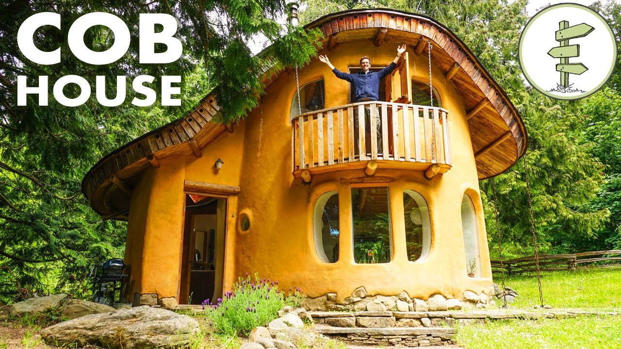 Incredible Cob House Tour A Sustainable Green Building