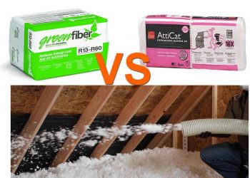 GreenFiber Vs. Atticat Blown In Attic Insulation Comparison and How To