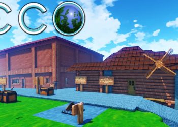 Eco – Huge Tutorial Town w/ Motor Vehicles, Advanced Skills! – Let’s Play Eco Gameplay Highlights
