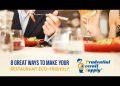 8 Great Ways to Make Your Restaurant Eco-Friendly | Prudential Overall Supply