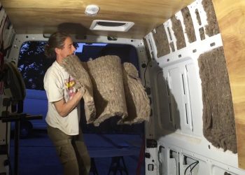 Part 8 Sprinter Van Conversion – Wool Insulation