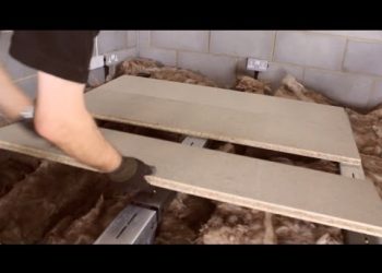 How to board a loft above the insulation