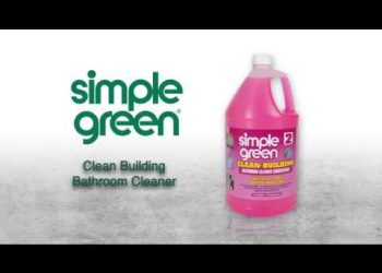 Simple Green Clean Building Bathroom