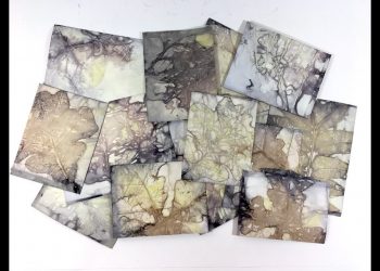 How To Make Eco Prints or Boiled Book Pages