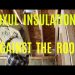 DIY Home Build: Installing Roxul Insulation Againt The Roof (10" thick Batts)
