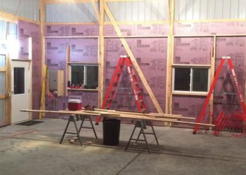 Workshop – Insulating exterior walls & framing in the pole shed
