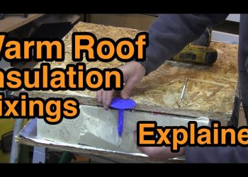 Warm roof insulation fixings explained