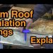 Warm roof insulation fixings explained