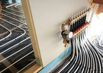 Underfloor heating insulation over slab installation by Continental Underfloor