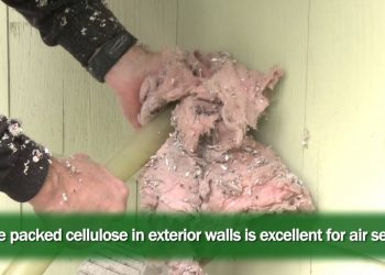 Insulating Walls with Dense Packed Cellulose