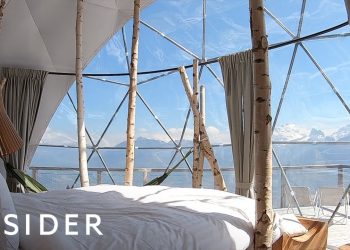 'Eco-Luxury' Domes Overlook The Swiss Alps