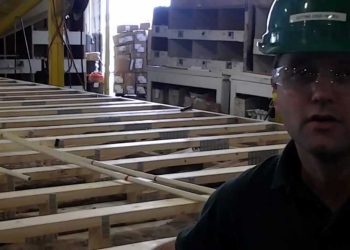 Green Modular Building – Floor framing with engineered wood