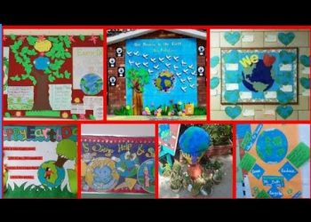 Earth day School display board || Environment friendly school display board ||
