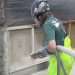 Sprayed hempcrete insulation