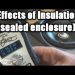 Direct Effect of Fiberglass Insulation in a Sealed Woofer Box – Results Inside
