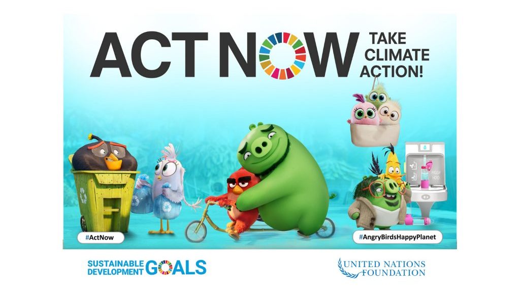 The United Nations and Talent From the Angry Birds Movie 2 Join Forces on the ActNow Climate Campaign