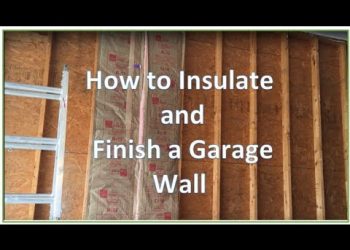 How to insulate and drywall finish a garage wall – insulate exterior garage wall
