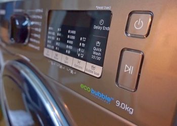 Samsung Washing Machine (AddWash, Eco Bubble, 9KG, WW90K5410UX)