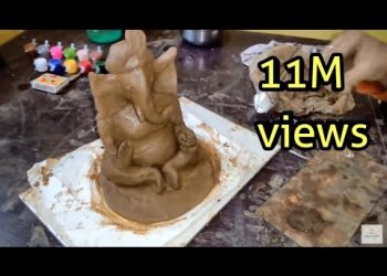How To Make Eco Friendly Ganesh. Part 1.  | clay art