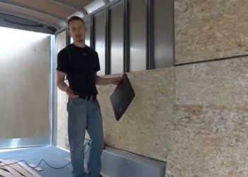 Prepping The Walls For Insulation In My Cargo Trailer Tiny House