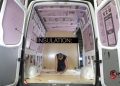 Van partition, insulation, paneling and shelving kit Sprinter 2500 High Roof