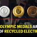 Tokyo 2020 Olympic medals are made of recycled consumer electronics