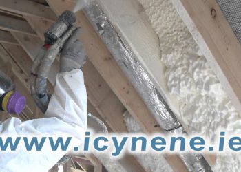 Icynene Spray Foam Insulation as seen on TV