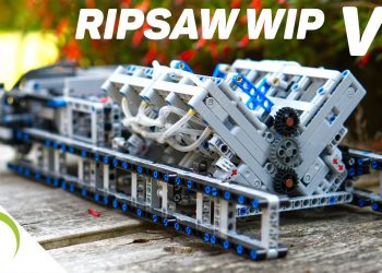 [WIP] Ripsaw Tank V8 LPE Powered Lego Technic – Teaser Trailer