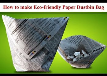 How To Make Eco-friendly Paper Dustbin Bag?