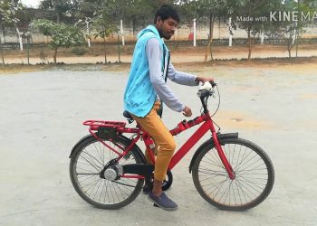 ECO-FRIENDLY HYBRID BICYCLE WITH REGERATION OF LOST ENERGY
