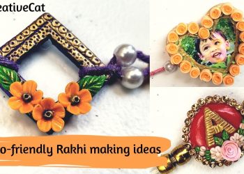 Eco-friendly Rakshabandhan 2019/Photo rakhi/Personalised initial rakhi/designer rakhi/clay rakhi