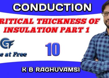 CONDUCTION || Critical Thickness of Insulation part 1 GATE  by Raghuvamsi