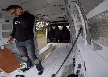 Self build Vauxhall Movano/Renault Master campervan, part 1, floor insulation.