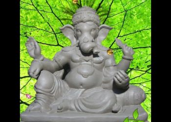 how to make Eco friendly Clay Ganesh murti Easy step only 5 min