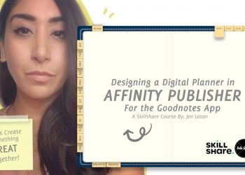 Skillshare Course Trailer: Building a Digital Planner for Goodnotes in Affinity Publisher