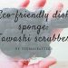 How to make your own eco-friendly dish sponge: Tawashi scrubber ✨