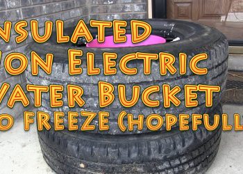 Insulated Non Electric Watering Bucket No FREEZE