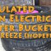 Insulated Non Electric Watering Bucket No FREEZE
