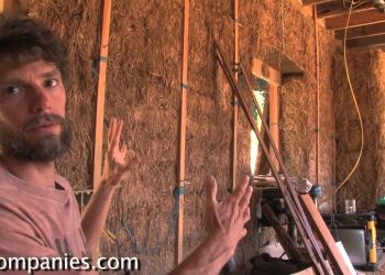 How to build a straw bale wall