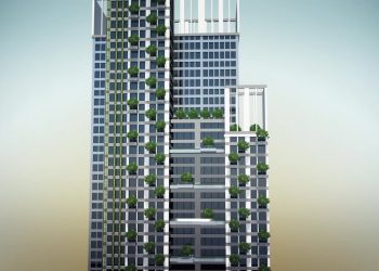 Sustainable green towers constructed in central Taiwan