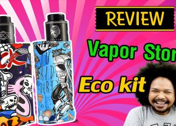 รีวิวบุหรี่ไฟฟ้า โดนใจขาโจ๋ Vapor Storm Eco kit | สุดจัดปลัดบอก by พี่อู๊ด