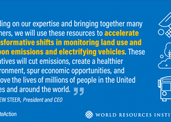 RELEASE: Gift from Bezos Earth Fund Will Support Two Major Climate Initiatives at WRI