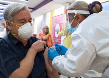 UN chief returns to the Bronx for second coronavirus shot |