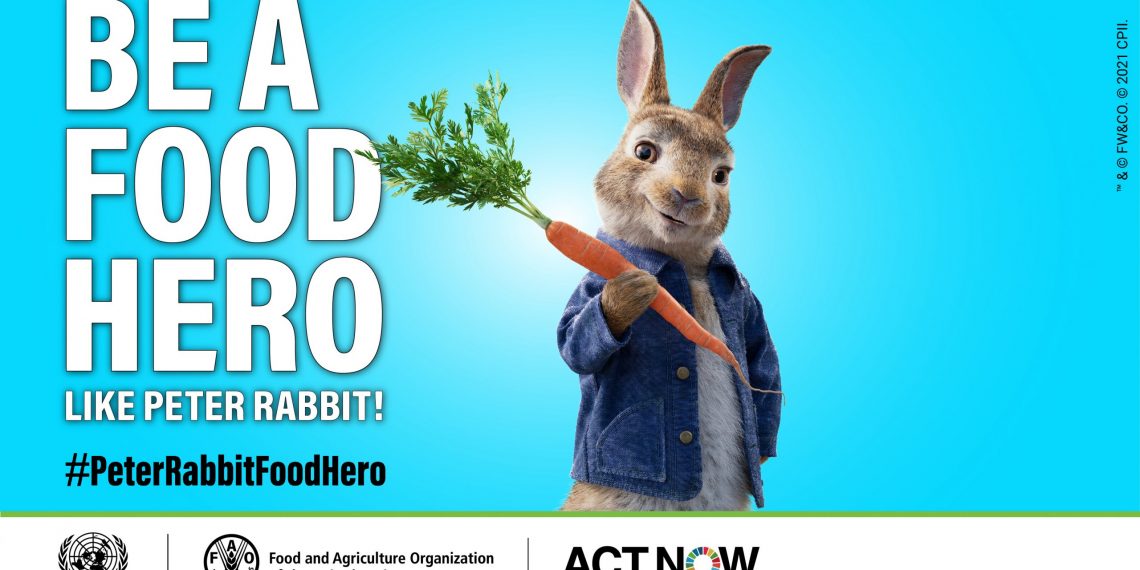 PETER RABBIT™ teams up with the United Nations, FAO and the UN Foundation on global campaign to mobilize more food heroes