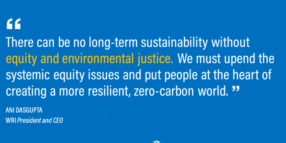 RELEASE: WRI Introduces New Center for Equitable Development