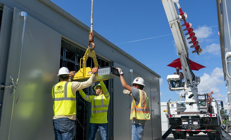 FPL makes progress on battery installations at solar-powered facility