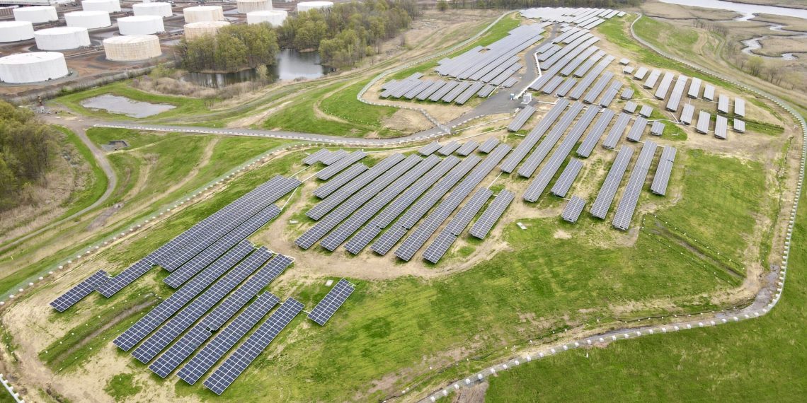 New Jersey community solar farm nears completion at former landfill site