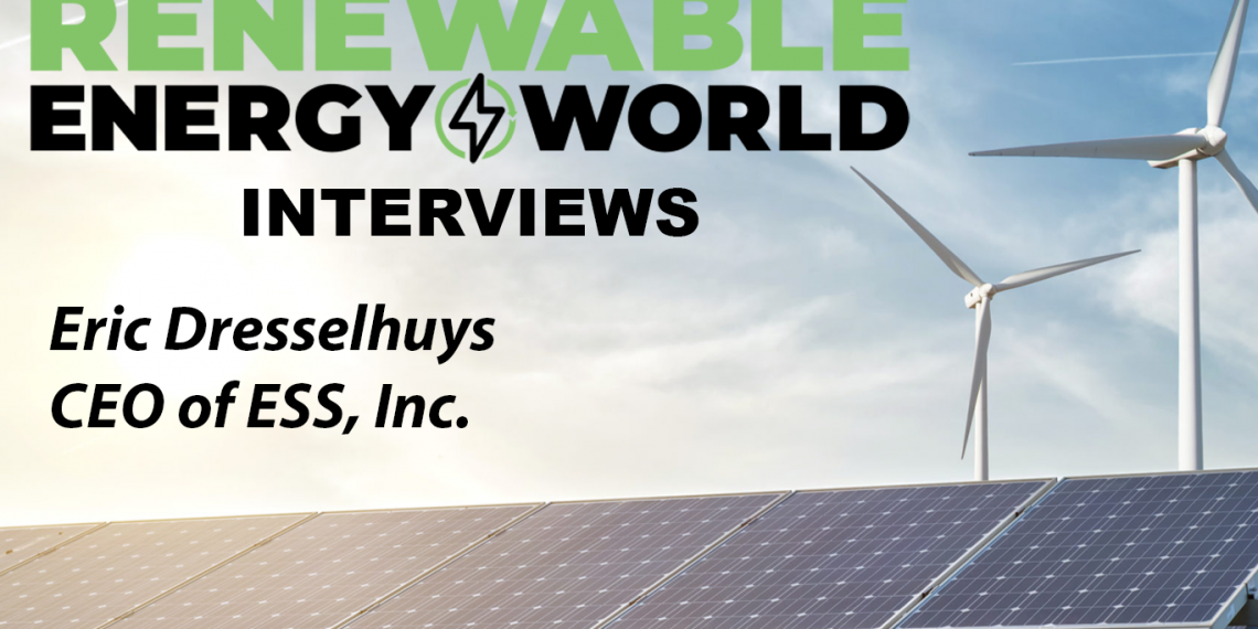 ESS boss discusses flow batteries, listing on NYSE, and U.S. infrastructure bills