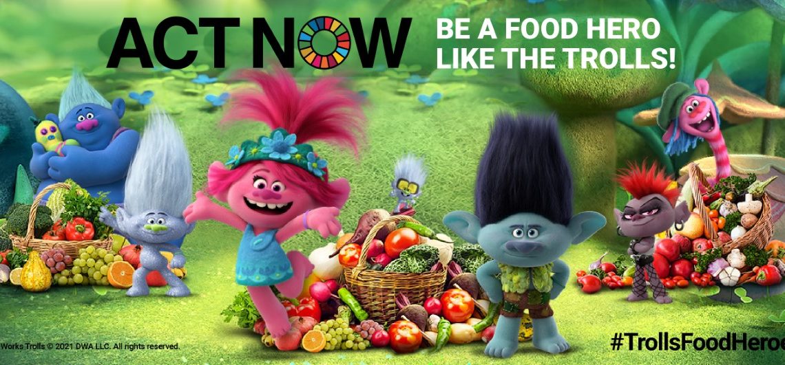 DREAMWORKS TROLLS AND THE UN LAUNCH CAMPAIGN FOR HEALTHIER EATING AND MORE SUSTAINABLE LIVING – United Nations Sustainable Development